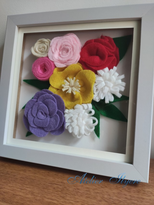 Felt flower box&nbsp;frame
