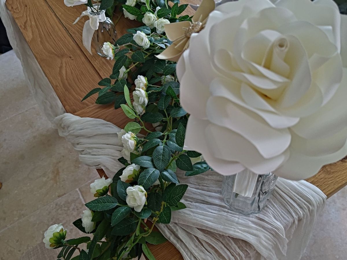 DIY Wedding Diaries from The Atelier – Decorating the register&nbsp;table